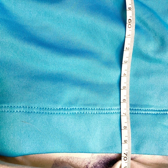 Nike Golf Womens Sz L Dri-FIT Blue Sleeveless Vented V-Neck Stretch Polo - Picture 7 of 8